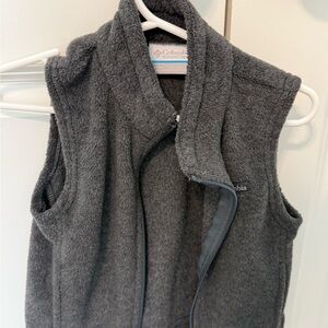 Columbia Charcoal Fleece Vest
